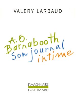 cover image of A. O. Barnabooth. Son journal intime